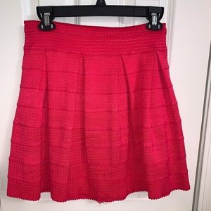 Hot pink skirt